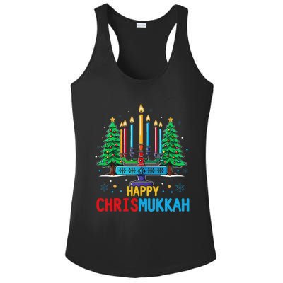 Merry Chrismukkah Happy Christmas Hanukkah Ladies PosiCharge Competitor Racerback Tank