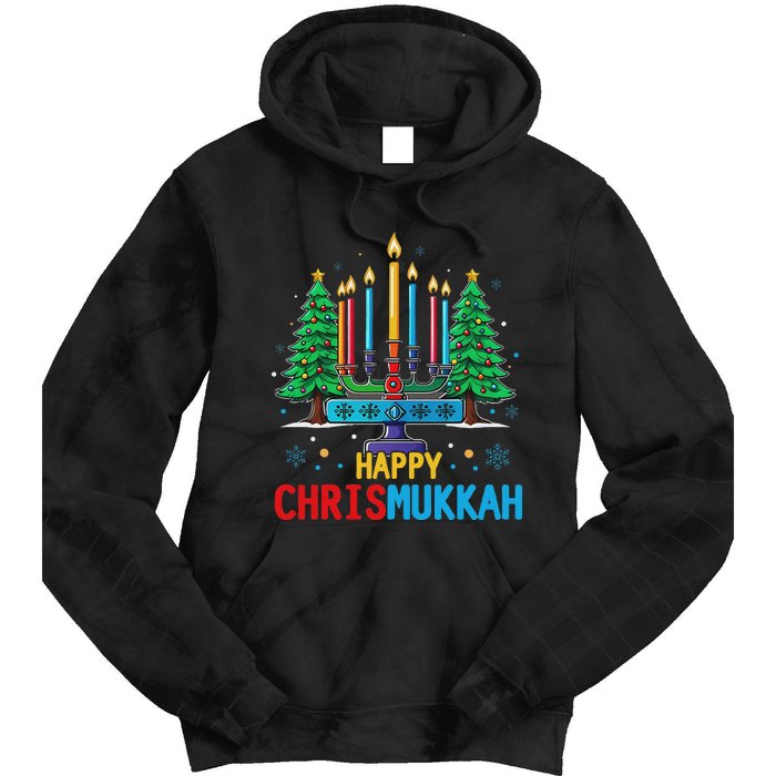 Merry Chrismukkah Happy Christmas Hanukkah Tie Dye Hoodie