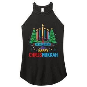 Merry Chrismukkah Happy Christmas Hanukkah Women's Perfect Tri Rocker Tank