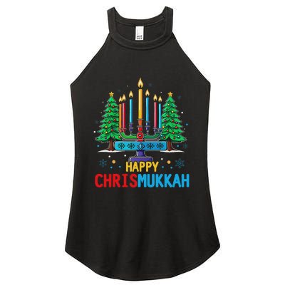 Merry Chrismukkah Happy Christmas Hanukkah Women's Perfect Tri Rocker Tank