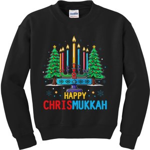 Merry Chrismukkah Happy Christmas Hanukkah Kids Sweatshirt