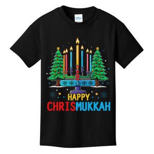 Merry Chrismukkah Happy Christmas Hanukkah Kids T-Shirt