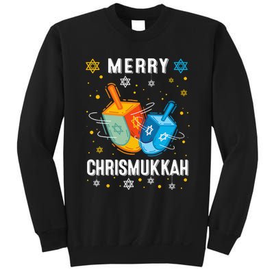 Merry Chrismukkah Hanukkah Chanukah Menorah Jewish Christmas Sweatshirt