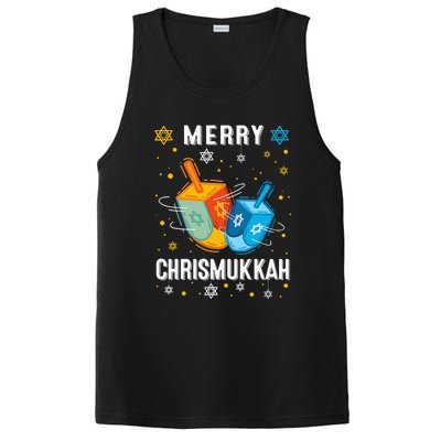 Merry Chrismukkah Hanukkah Chanukah Menorah Jewish Christmas PosiCharge Competitor Tank