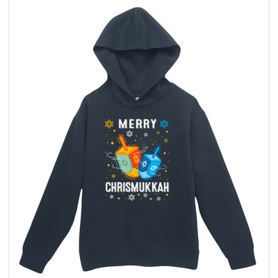 Merry Chrismukkah Hanukkah Chanukah Menorah Jewish Christmas Urban Pullover Hoodie