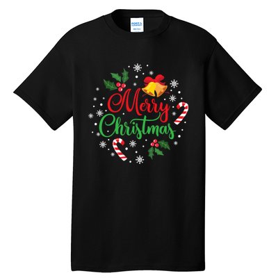 Merry Christmas Happy Family Xmas Gift Idea Tall T-Shirt