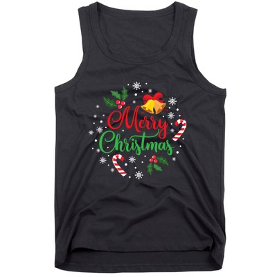 Merry Christmas Happy Family Xmas Gift Idea Tank Top