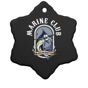 Marlin Club Hunter Ceramic Star Ornament