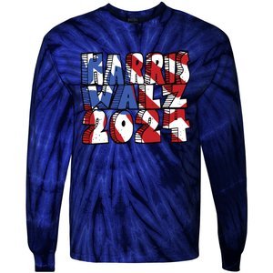 Michael Chabon Harris Walz 2024 Tie-Dye Long Sleeve Shirt