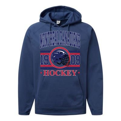 Montreal Canadiens Hockey Team Supporter Performance Fleece Hoodie