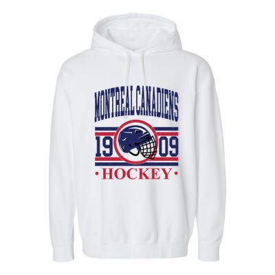 Montreal Canadiens Hockey Team Supporter Garment-Dyed Fleece Hoodie