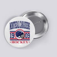 Montreal Canadiens Hockey Team Supporter Button