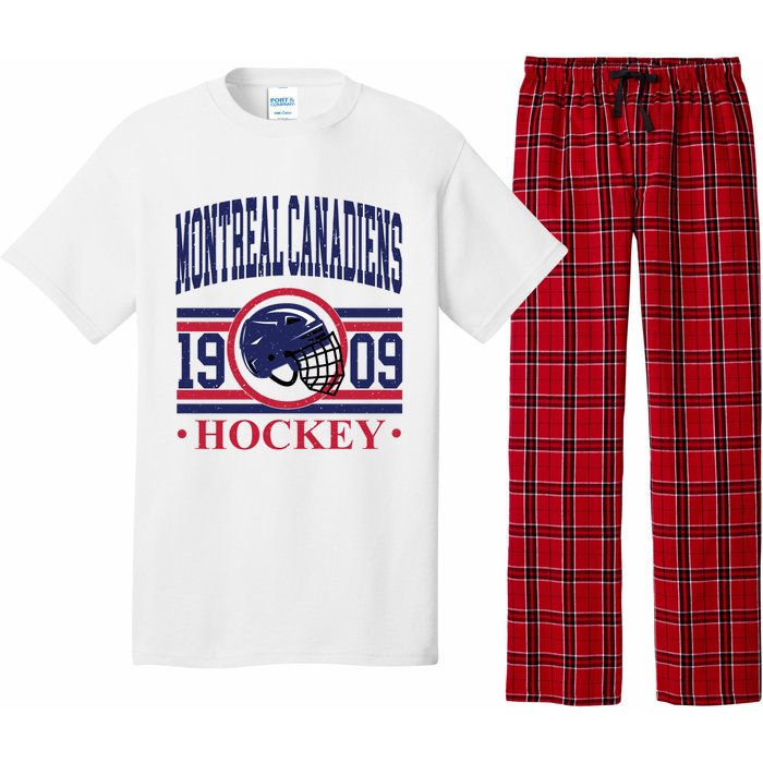 Montreal Canadiens Hockey Team Supporter Pajama Set