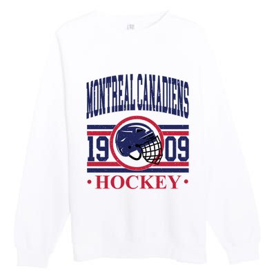 Montreal Canadiens Hockey Team Supporter Premium Crewneck Sweatshirt