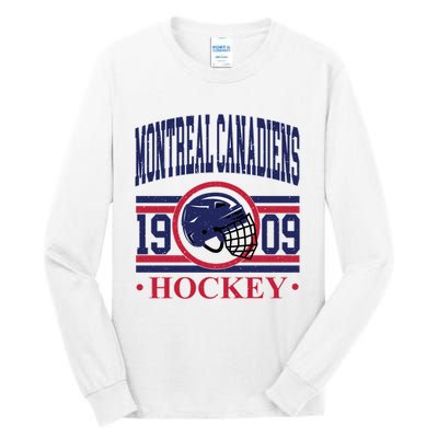 Montreal Canadiens Hockey Team Supporter Tall Long Sleeve T-Shirt