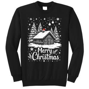 Merry Christmas House Gift Cute Matching Family Xmas Sweatshirt