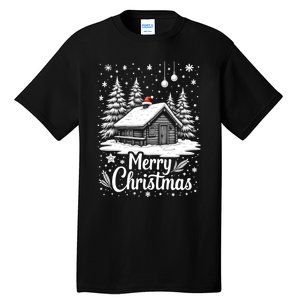 Merry Christmas House Gift Cute Matching Family Xmas Tall T-Shirt