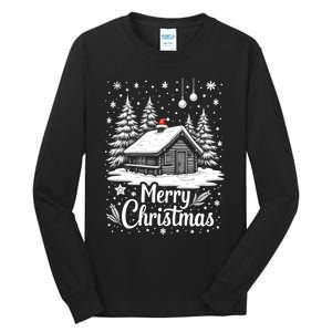 Merry Christmas House Gift Cute Matching Family Xmas Tall Long Sleeve T-Shirt