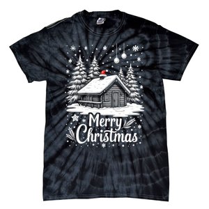 Merry Christmas House Gift Cute Matching Family Xmas Tie-Dye T-Shirt