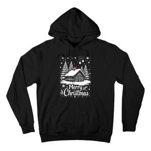 Merry Christmas House Gift Cute Matching Family Xmas Tall Hoodie