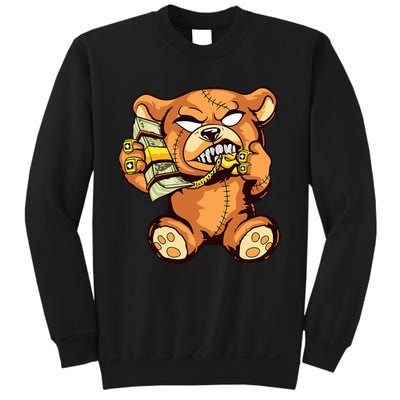 Money Calling Hip Hop Teddy Bear Gangster Rap Drip Swag Dope Sweatshirt