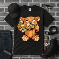 Money Calling Hip Hop Teddy Bear Gangster Rap Drip Swag Dope Tall T-Shirt