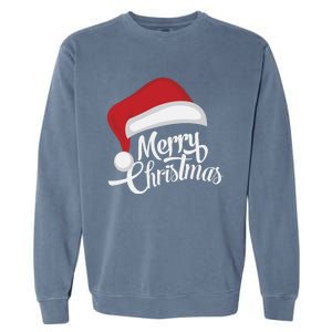 Merry Christmas Hoodie Garment-Dyed Sweatshirt