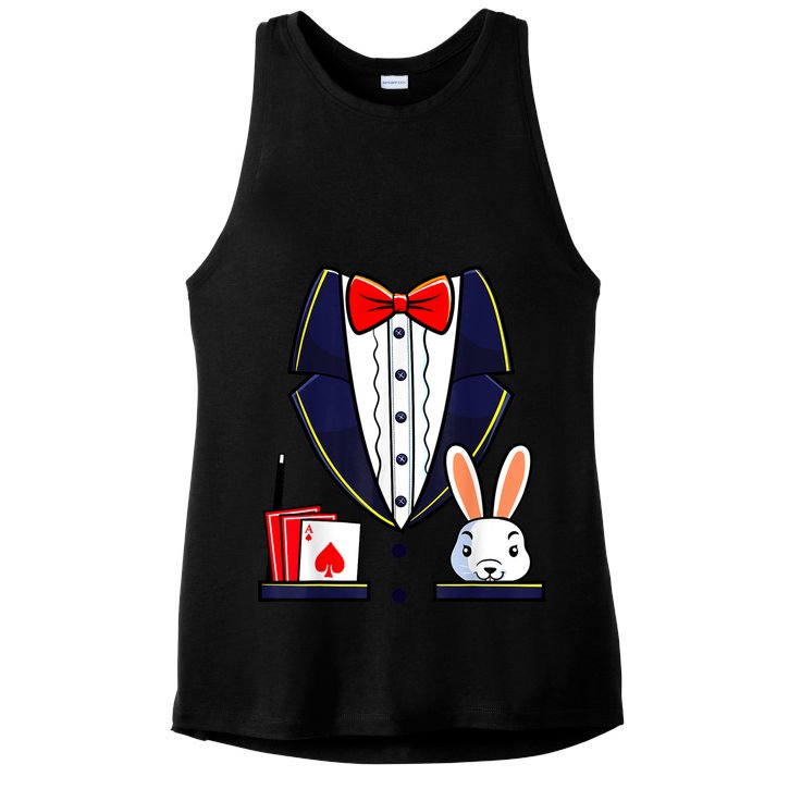 Magician Costume Halloween Magic Show Women Ladies PosiCharge Tri-Blend Wicking Tank
