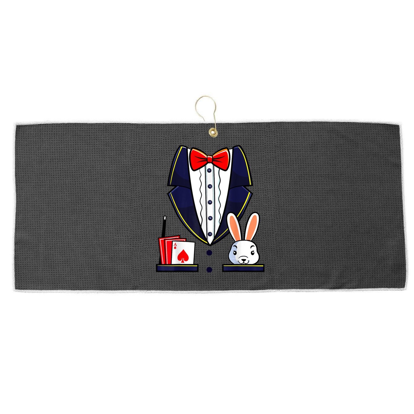 Magician Costume Halloween Magic Show Women Large Microfiber Waffle Golf Towel