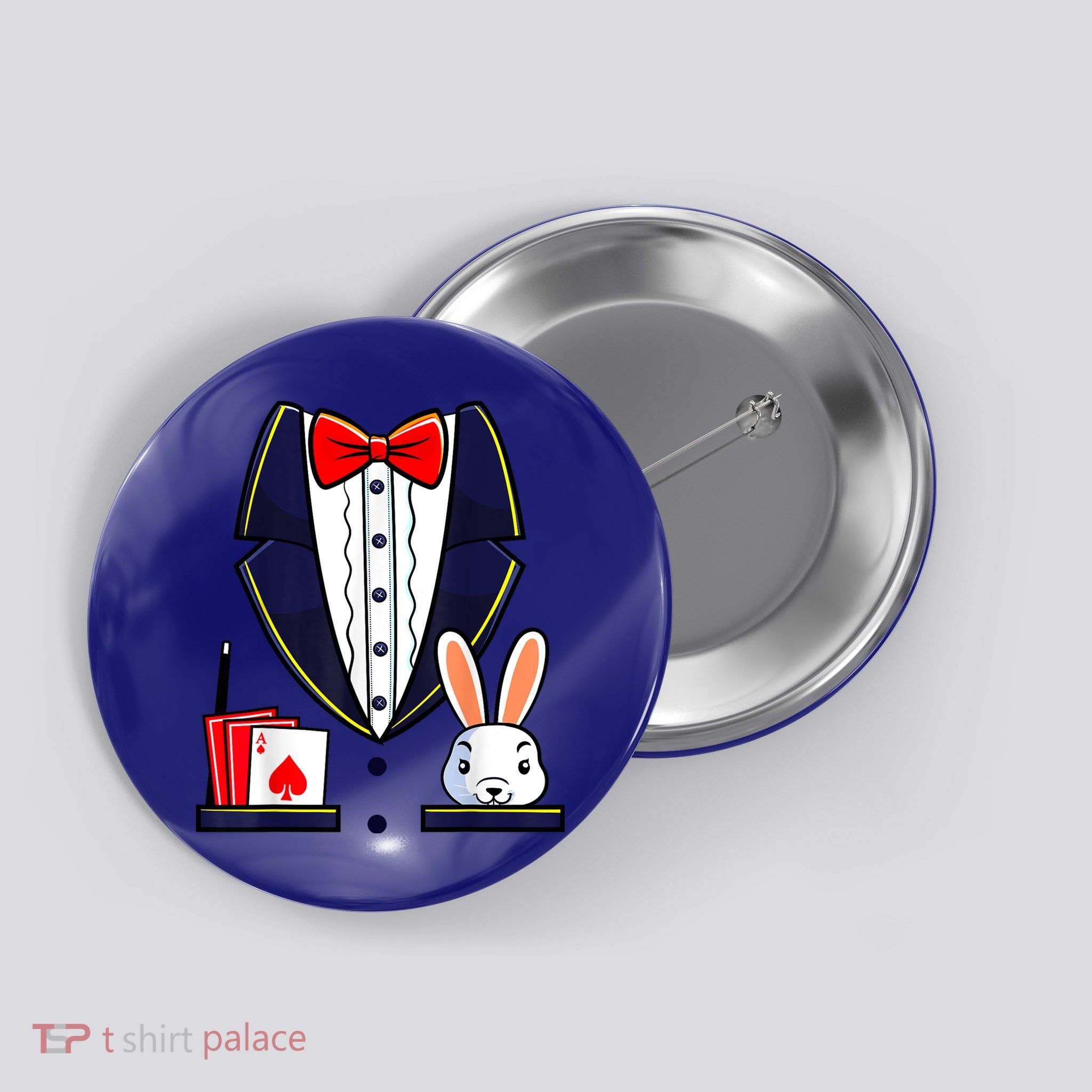 Magician Costume Halloween Magic Show Women Button