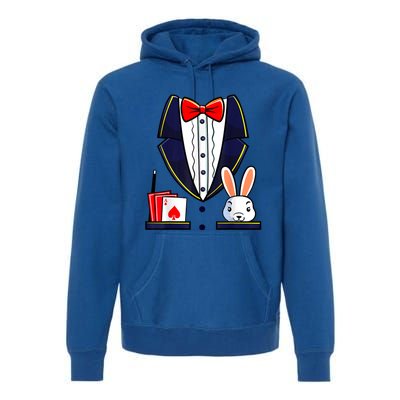 Magician Costume Halloween Magic Show Women Premium Hoodie