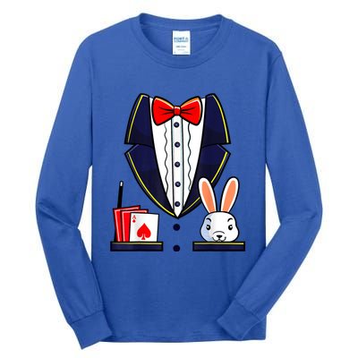 Magician Costume Halloween Magic Show Women Tall Long Sleeve T-Shirt