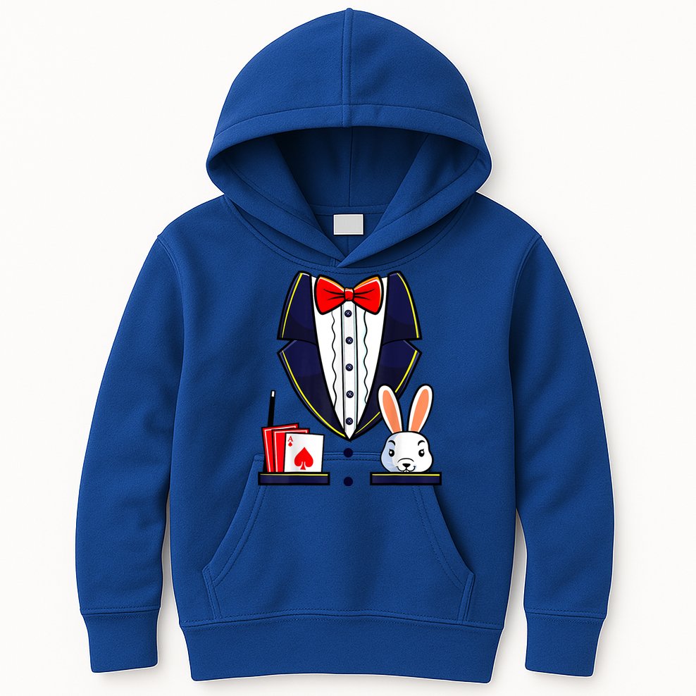 Magician Costume Halloween Magic Show Women Kids Hoodie