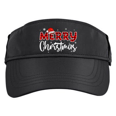 Merry Christmas Holiday Santa Festive Adult Drive Performance Visor