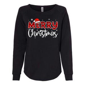 Merry Christmas Holiday Santa Festive Womens California Wash Sweatshirt