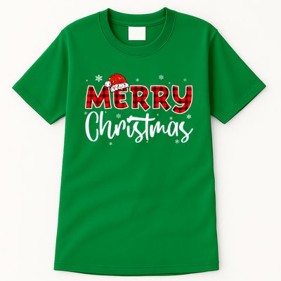 Merry Christmas Holiday Santa Festive Tall T-Shirt