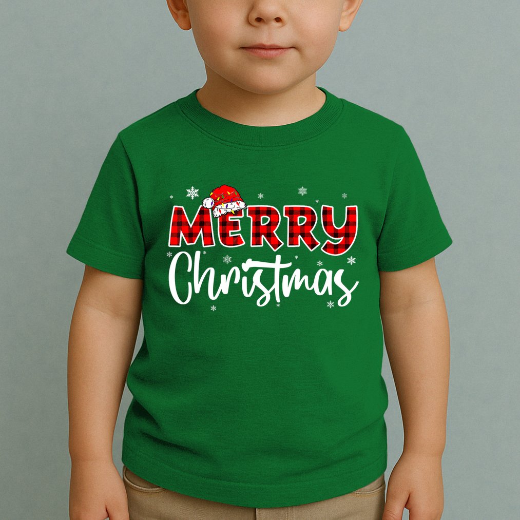 Merry Christmas Holiday Santa Festive Toddler T-Shirt