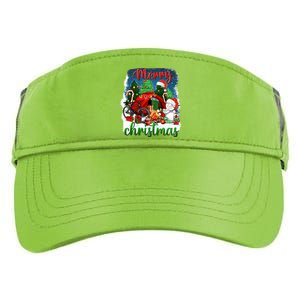 Merry Christmas Happy Camper Funny Camping Life Family Xmas Gift Adult Drive Performance Visor