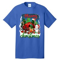 Merry Christmas Happy Camper Funny Camping Life Family Xmas Gift Tall T-Shirt