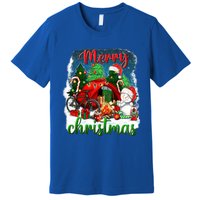 Merry Christmas Happy Camper Funny Camping Life Family Xmas Gift Premium T-Shirt