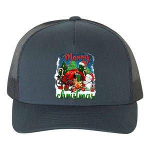 Merry Christmas Happy Camper Funny Camping Life Family Xmas Gift Yupoong Adult 5-Panel Trucker Hat