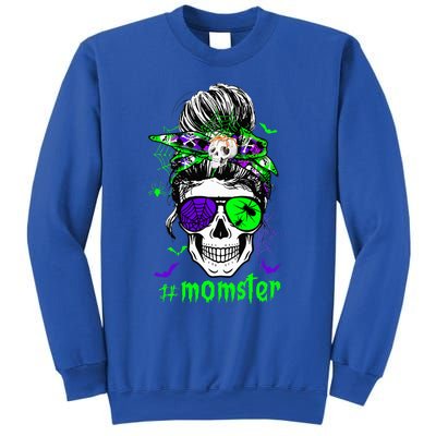 Momster Costume Halloween Skull Mom Sweatshirt