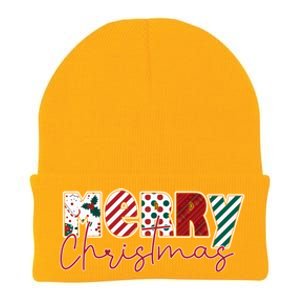 Merry Christmas Holiday Winter Vibes Christmas Gift Knit Cap Winter Beanie