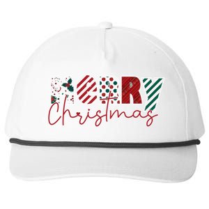 Merry Christmas Holiday Winter Vibes Christmas Gift Snapback Five-Panel Rope Hat