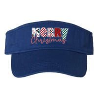 Merry Christmas Holiday Winter Vibes Christmas Gift Valucap Bio-Washed Visor