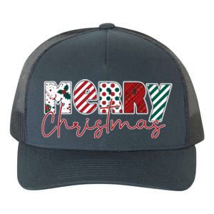 Merry Christmas Holiday Winter Vibes Christmas Gift Yupoong Adult 5-Panel Trucker Hat