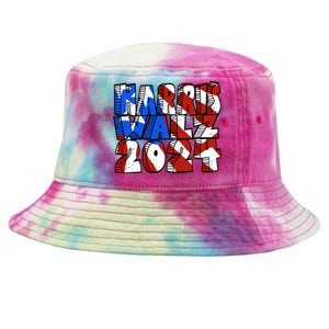 Michael Chabon Harris Walz 2024 Tie-Dyed Bucket Hat