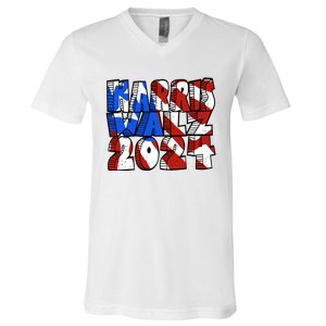 Michael Chabon Harris Walz 2024 V-Neck T-Shirt