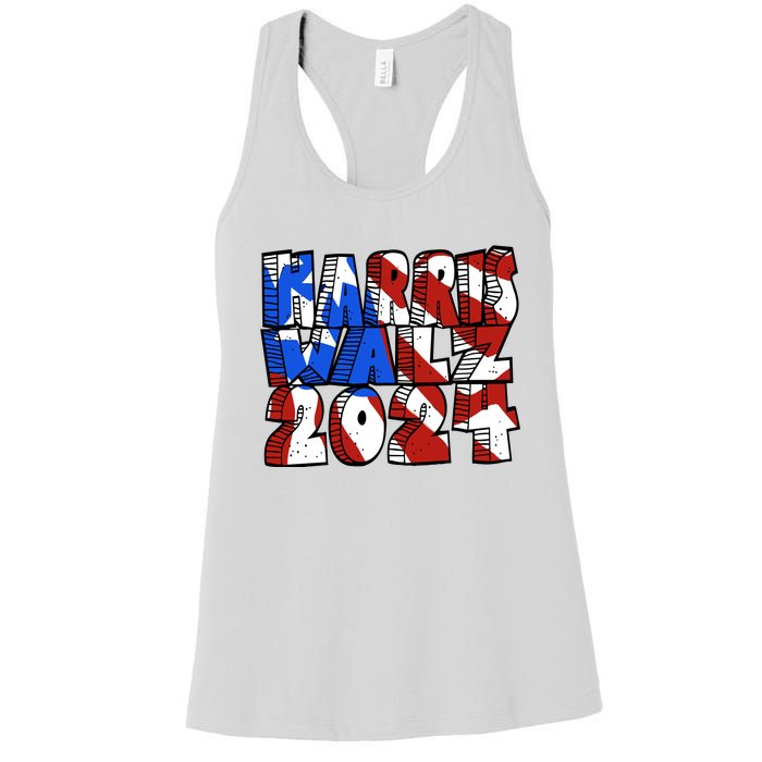 Michael Chabon Harris Walz 2024 Women's Racerback Tank