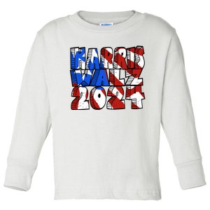 Michael Chabon Harris Walz 2024 Toddler Long Sleeve Shirt